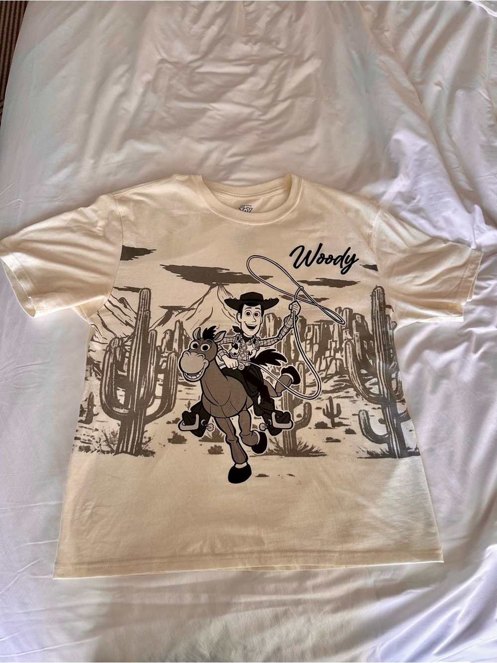 Disney Pixar Toy Story Cream Graphic Tee